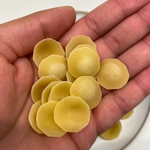 Orecchiette in a hand